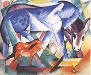Franz Marc The First Animals (mk34) oil painting on canvas